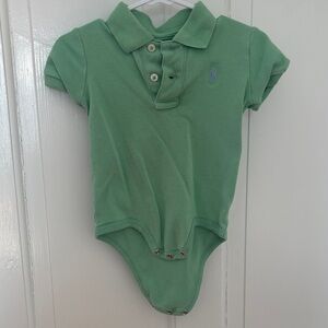 Ralph Lauren Mint Green Baby Polo 12 m